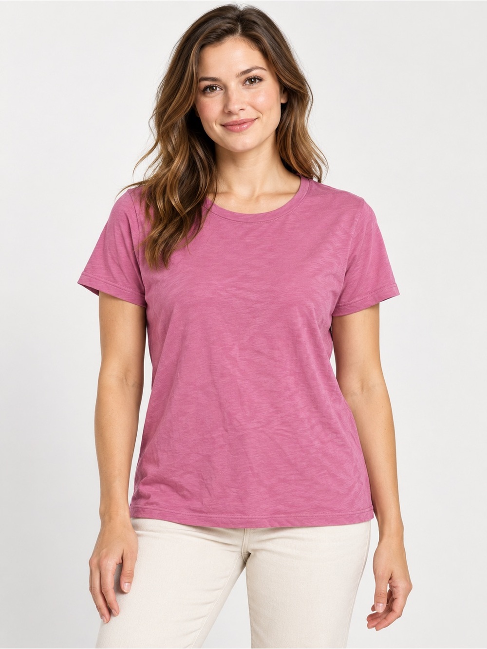 NWT 32 Degrees Women's Short Sleeve Tee in Rose